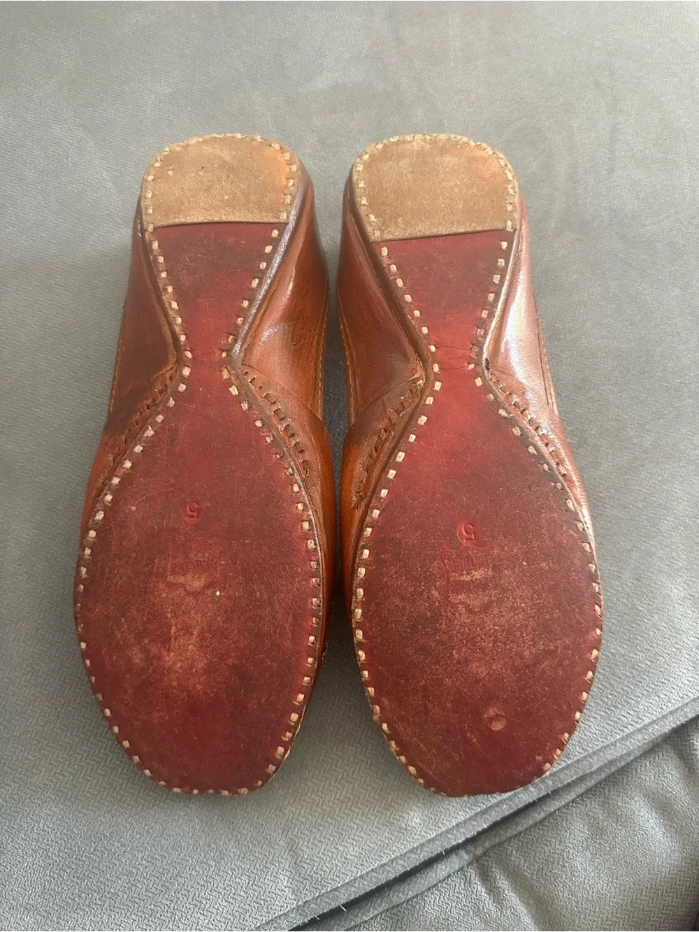 Embroidered Brown Floral Women's Jutti Flats